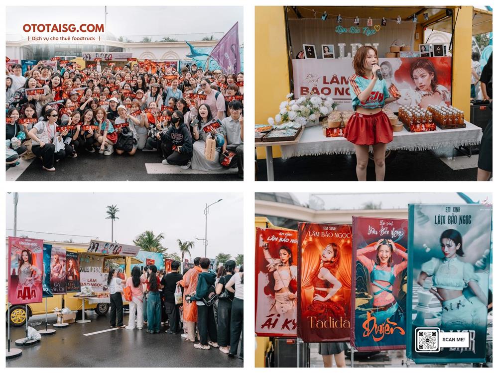 Foodtruck tiếp ứng năng lượng cho thần tượng